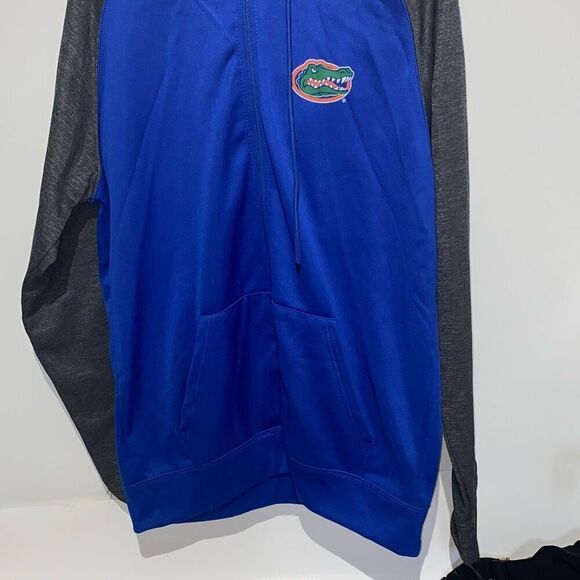 Colosseum Men's Blue Gray Florida Gators Full Zip Hoodie Jacket Size Large - Picture 3 of 8
